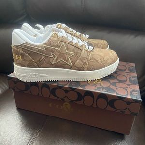 bape x coach sneakers